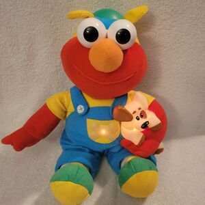 Sesame Street 16” Magic Lights ELMO Musical Stuffed Plush Vintage 1997 TYCO